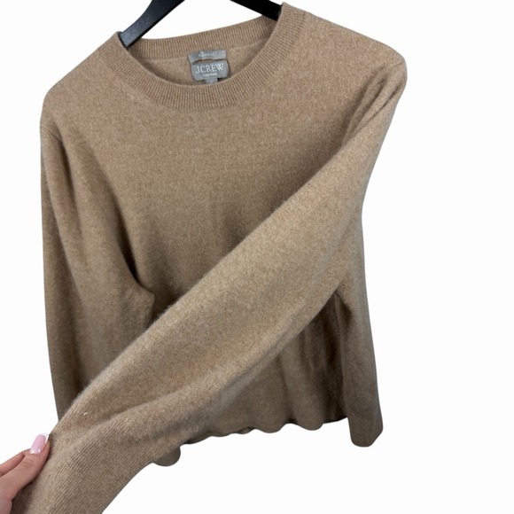 JCrew Cashmere Classic Fit Crew Neck Sweater 3X Quiet Luxury Minimalist Preppy - Picture 7 of 11